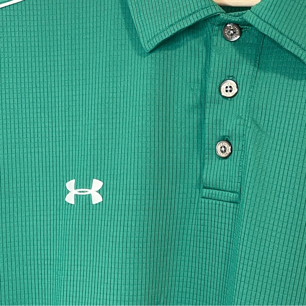 Under Armour Men's Green Polo Shirt - Picture 3 of 6